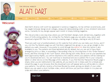Tablet Screenshot of alandart.co.uk